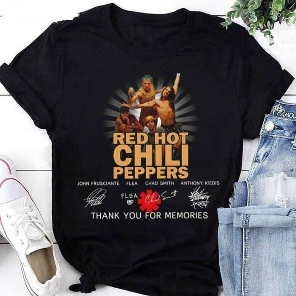 Red Hot Chili Peppers Tour Rock Band Concert Graphic Fan T Shirt 166